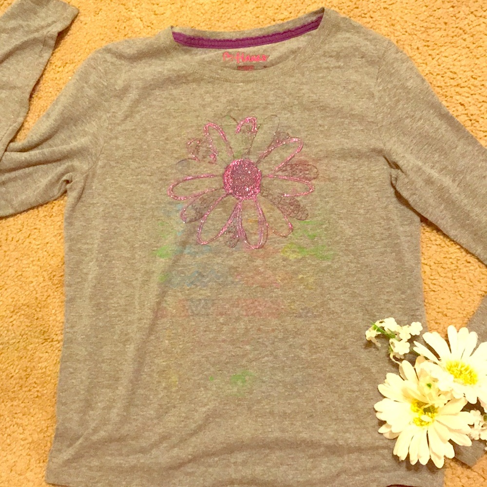 flower long sleeve tee